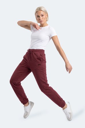 Slazenger MERYA I Kadın  Bordo Eşofman Altı