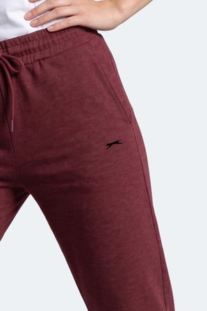 Slazenger MERYA I Kadın  Bordo Eşofman Altı