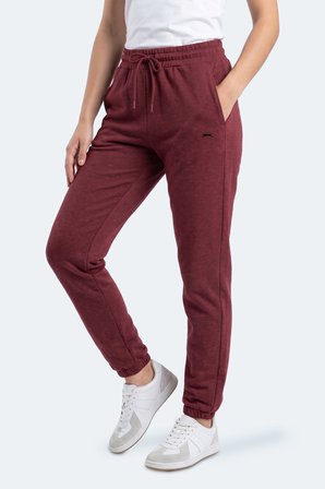 Slazenger MERYA I Kadın  Bordo Eşofman Altı