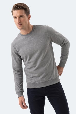 Slazenger MARLON I Erkek  Koyu Gri Sweatshırt