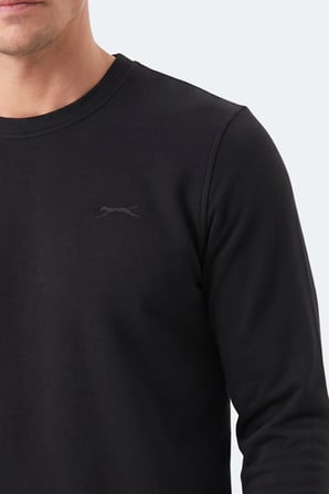 Slazenger MARLON I Erkek  Siyah Sweatshırt