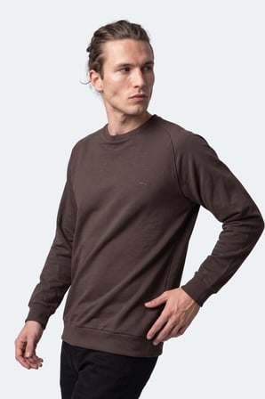 Slazenger NADAV Erkek  Kahve Sweatshırt