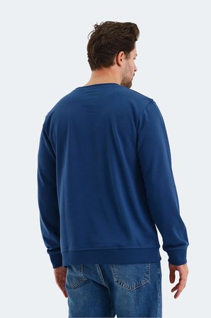 Slazenger ORVAR IN Erkek  Lacivert Sweatshırt