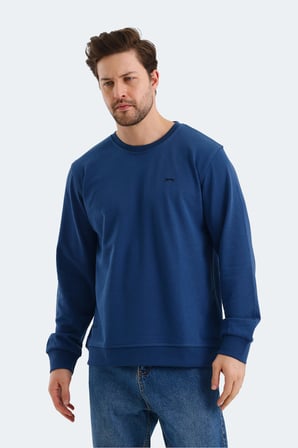 Slazenger ORVAR IN Erkek  Lacivert Sweatshırt