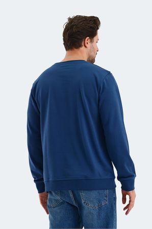 Slazenger ORVAR IN Erkek  Lacivert Sweatshırt