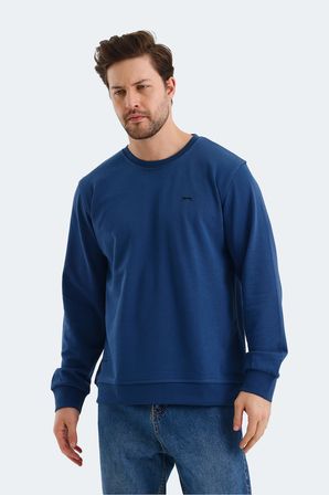 Slazenger ORVAR IN Erkek  Lacivert Sweatshırt