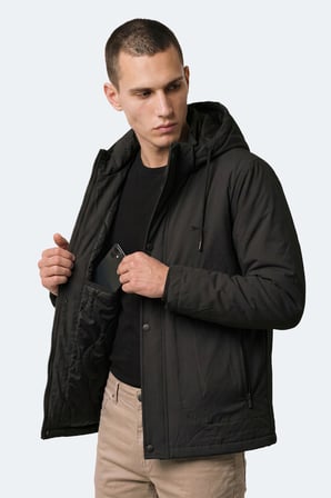 Slazenger HARTA Erkek  Siyah Mont & Kaban