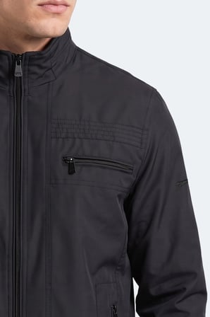 Slazenger HASKEL Erkek  Siyah Mont & Kaban