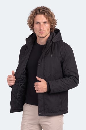 Slazenger HARVE I Erkek  Siyah Mont & Kaban