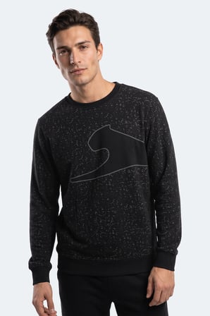 Slazenger GALLO Erkek  Siyah Sweatshırt