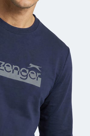 Slazenger GARAGE Erkek  Lacivert Sweatshırt