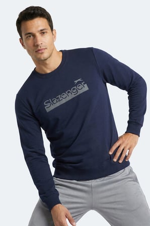 Slazenger GARAGE Erkek  Lacivert Sweatshırt