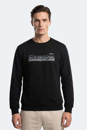 Slazenger GARAGE Erkek  Siyah Sweatshırt