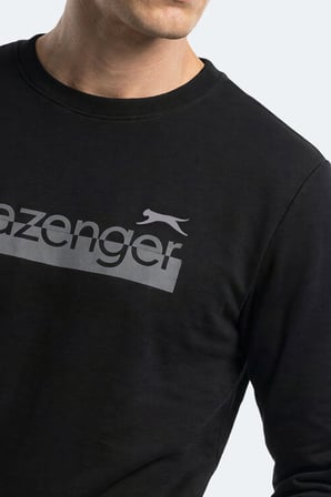 Slazenger GARAGE Erkek  Siyah Sweatshırt