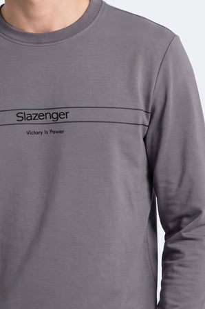 Slazenger GARRET Erkek  Koyu Gri Sweatshırt
