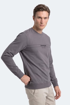 Slazenger GARRET Erkek  Koyu Gri Sweatshırt
