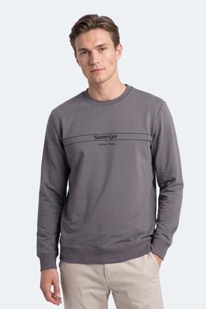 Slazenger GARRET Erkek  Koyu Gri Sweatshırt