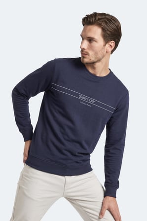 Slazenger GARRET Erkek  Lacivert Sweatshırt