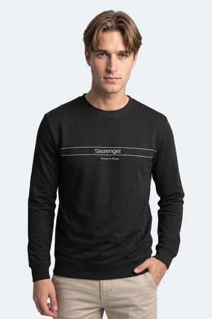 Slazenger GARRET Erkek  Siyah Sweatshırt