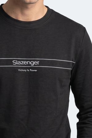 Slazenger GARRET Erkek  Siyah Sweatshırt