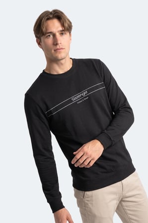 Slazenger GARRET Erkek  Siyah Sweatshırt