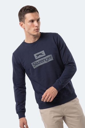 Slazenger GARVAN Erkek  Lacivert Sweatshırt
