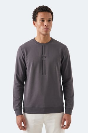 Slazenger GABINO I Erkek  Koyu Gri Sweatshırt