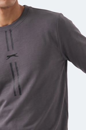 Slazenger GABINO I Erkek  Koyu Gri Sweatshırt