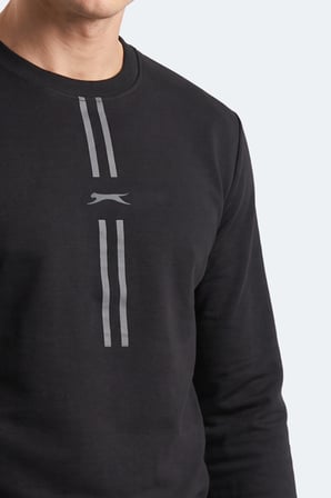 Slazenger GABINO I Erkek  Siyah Sweatshırt