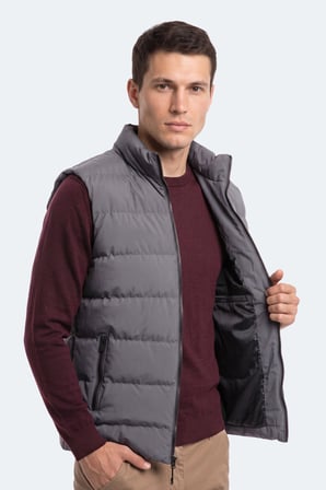 Slazenger ZANE I Erkek  Koyu Gri Yelek