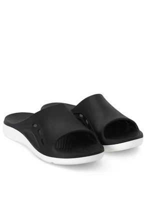 Slazenger TUNDRA I Erkek  Siyah / Beyaz Terlik