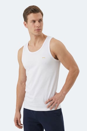 Slazenger HOKEY 2 Lİ SET Erkek  Beyaz - Siyah Tişört
