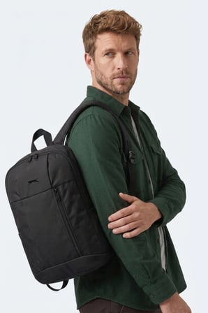 Slazenger GAVER I Unisex  Siyah Sırt Çantası
