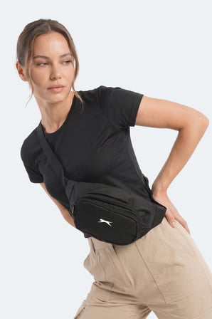 Slazenger GAVEA Unisex  Siyah Bel Çantası