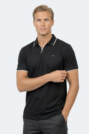 Slazenger ZITHER 2 Lİ SET Erkek  Beyaz - Siyah Tişört