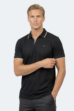Slazenger ZITHER 2 Lİ SET Erkek  Beyaz - Siyah Tişört