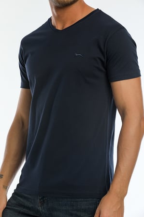 Slazenger SARGON 3 lü Set Erkek  Beyaz - Lacivert - Haki Tişört