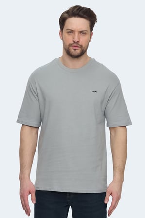Slazenger VELLAMO 2 Lİ SET Erkek  Haki / Gri Tişört