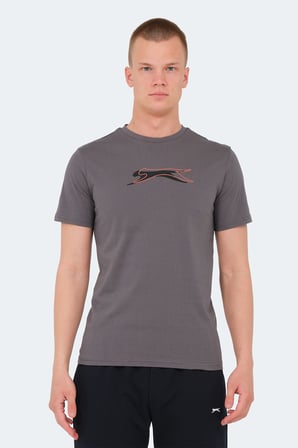 Slazenger VEDRAN 2 Lİ SET Erkek  Koyu Gri / Petrol Tişört