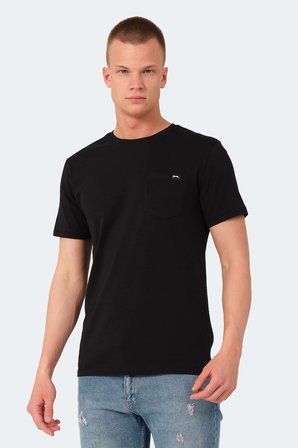 Slazenger VESELA 2 Lİ SET Erkek  Siyah -Taş Gri Tişört