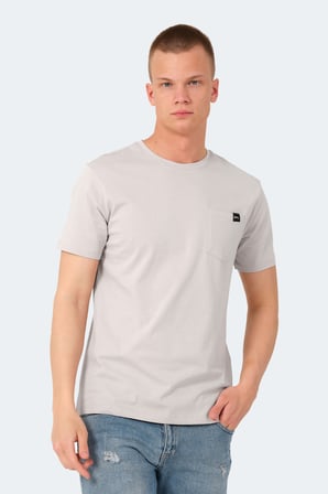 Slazenger VESELA 2 Lİ SET Erkek  Siyah -Taş Gri Tişört