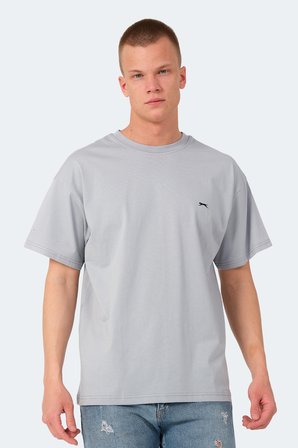Slazenger KULANA 5 Lİ SET Erkek  Yeşil - Koyu Gri - Kırmızı - Lacivert - Gri Tişört