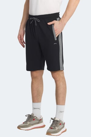 Slazenger NANDO 2 Lİ SET Erkek  Siyah - Koyu Gri Şort