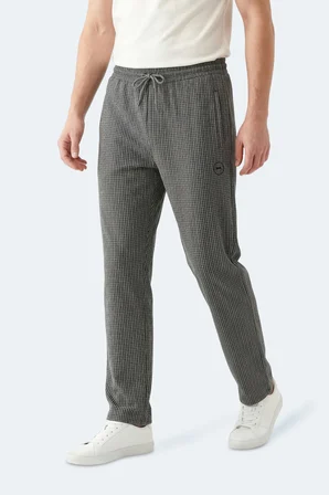 Slazenger NIKITA 2 Lİ SET Erkek  Siyah - Bej Eşofman Altı