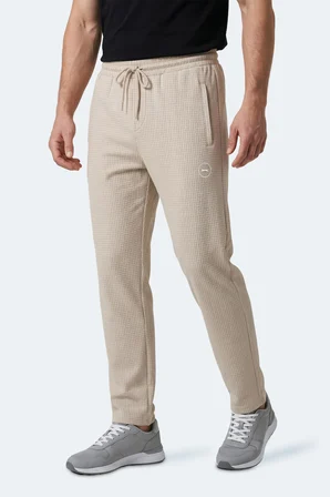 Slazenger NIKITA 2 Lİ SET Erkek  Siyah - Bej Eşofman Altı