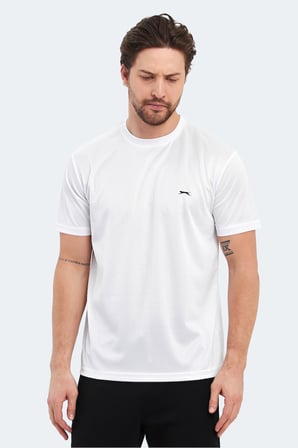 Slazenger OTAR 5 Lİ SET Erkek  Beyaz - Siyah - Turuncu - Kırmızı - Saks Mavi Tişört