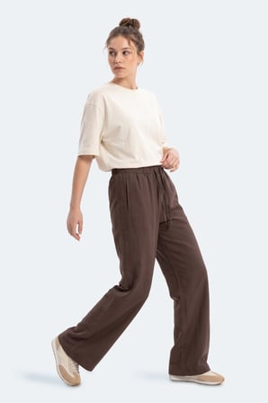 Slazenger SUNFLOWER Kadın  Kahve Eşofman Altı