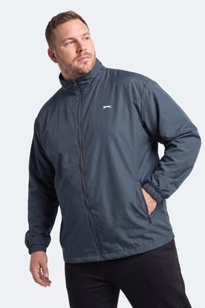 Slazenger RAREN JMB Erkek Büyük Beden Petrol Yağmurluk