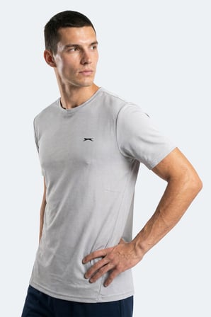 Slazenger NOONE I Erkek  Gri Tişört