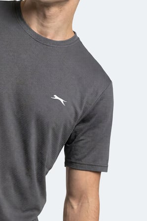 Slazenger NOONE I Erkek  Koyu Gri Tişört